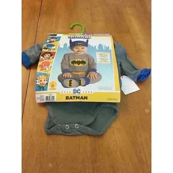 Rubies Infant Costume Dress up DC Super Friends Batman  6-12 months  New - Picture 3 of 5